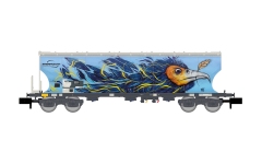 Arnold HN6739 - N - Getreidesilowagen Interfracht - Vogel-Graffiti, ERSA, Ep. VI